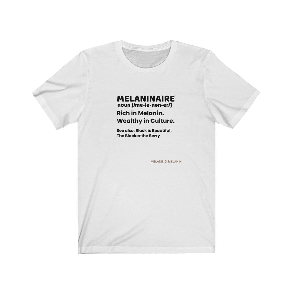 Melaninaire Defined Unisex Jersey Short Sleeve Tee