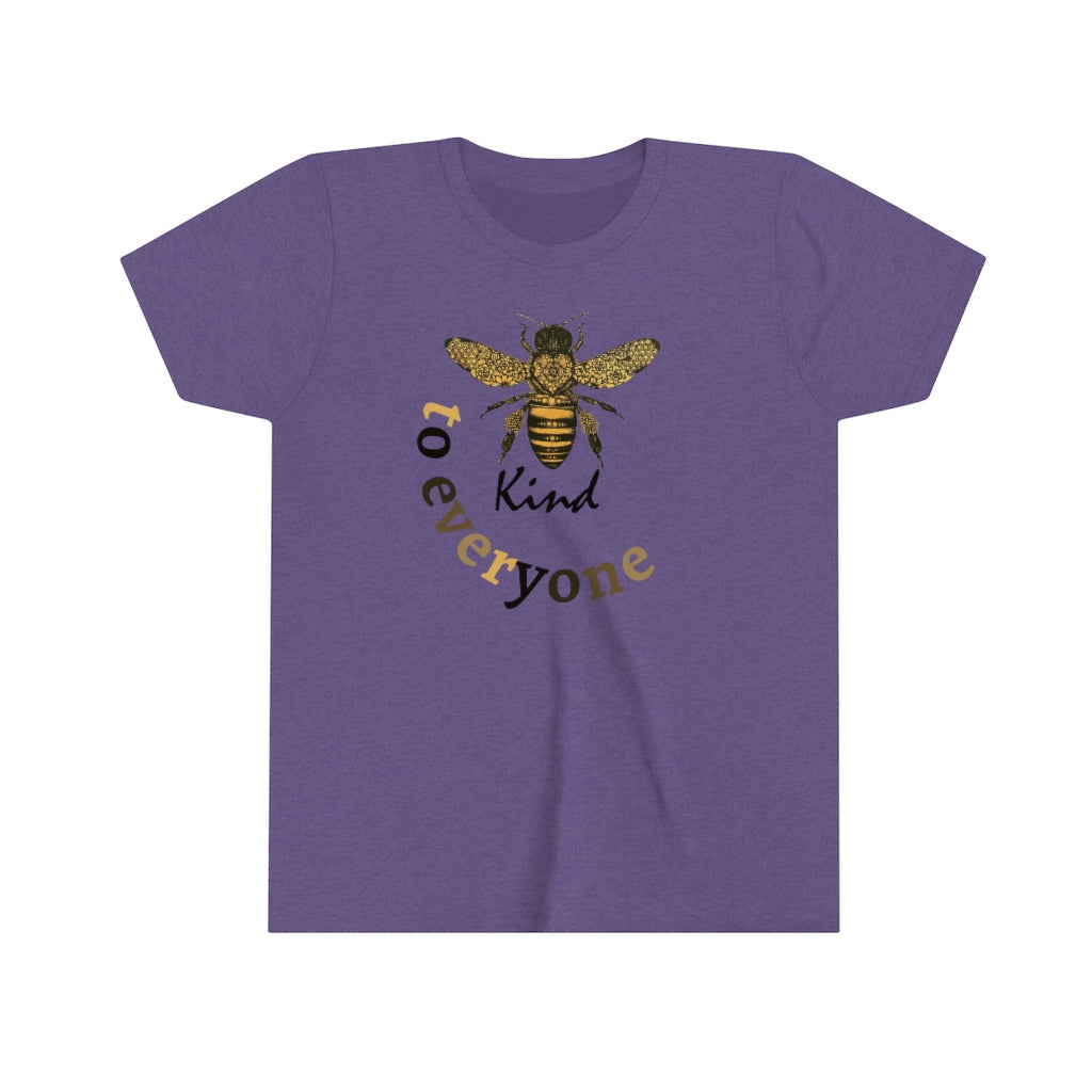 Bee Kind To Everyone Youth Short Sleeve Tee