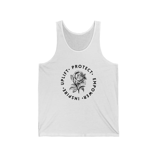 To The Woman Behind Me Unisex Jersey Tank