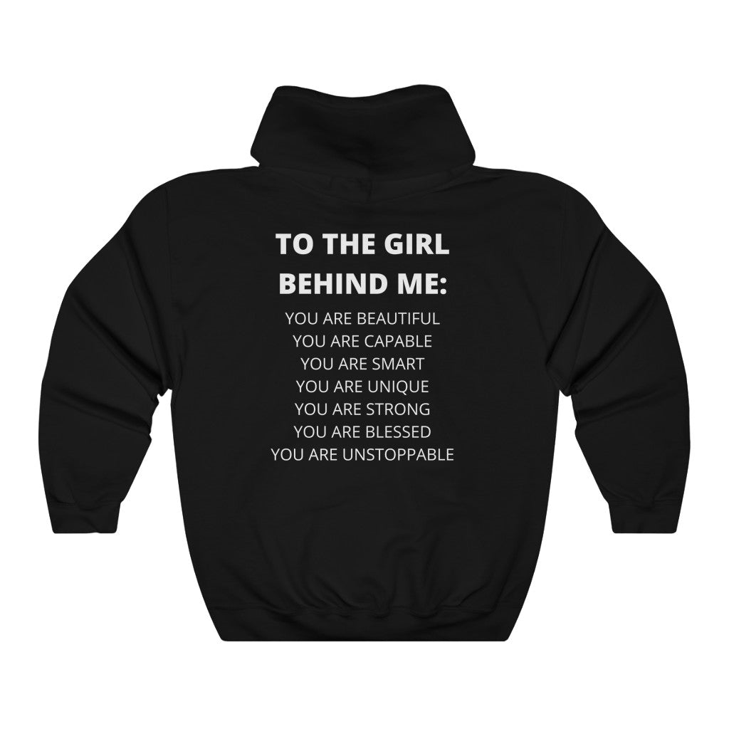 To The Girl Behind Me Adult Unisex  Hooded Sweatshirt