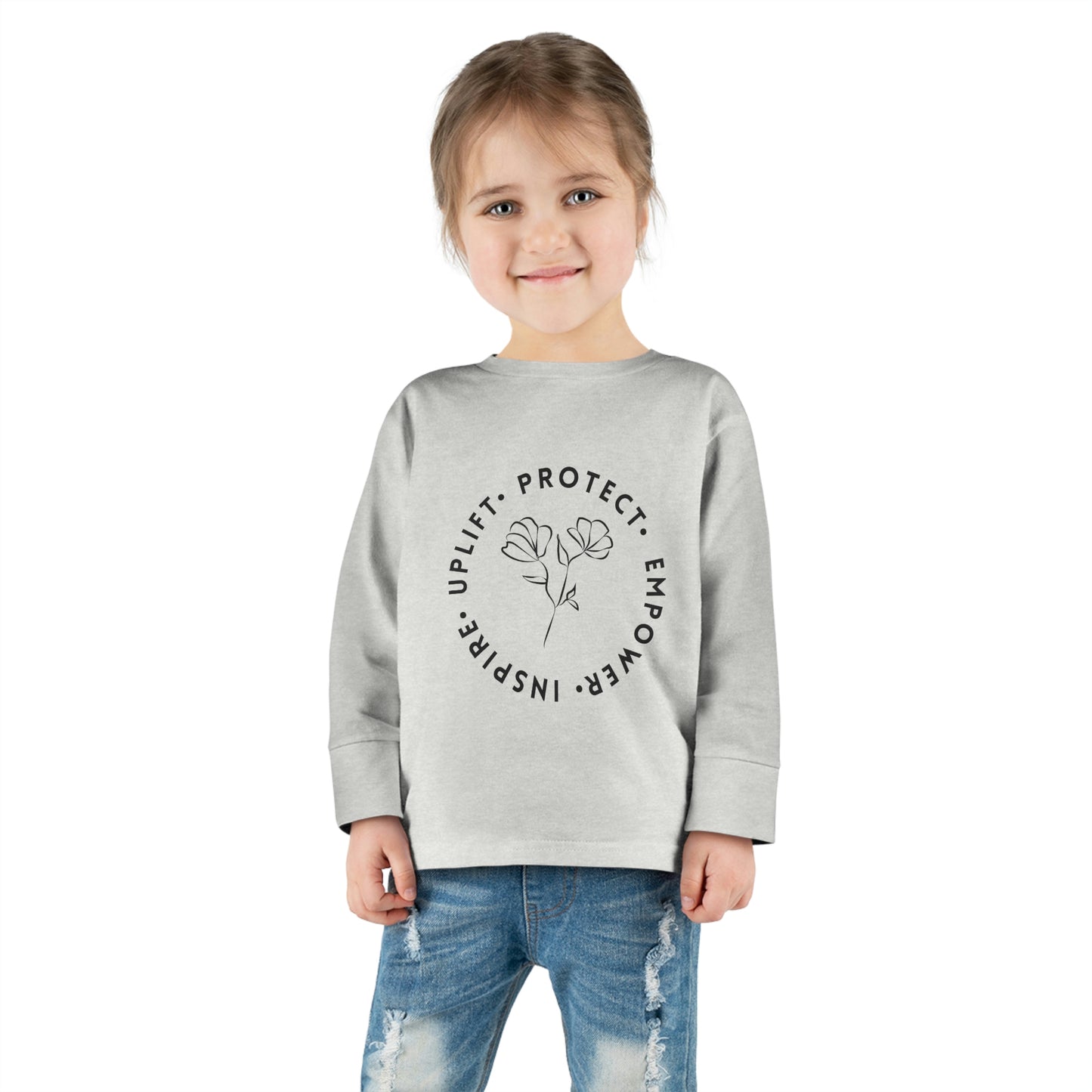 To The Girl Behind Me Toddler Long Sleeve Tee