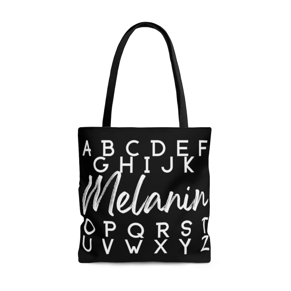 Alphabet Melanin Tote Bag