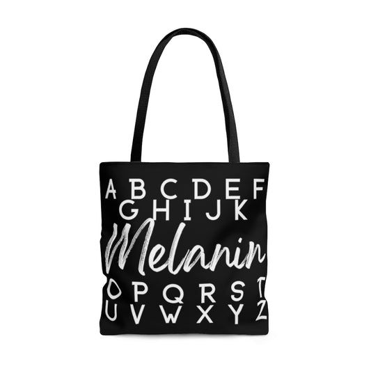 Alphabet Melanin Tote Bag