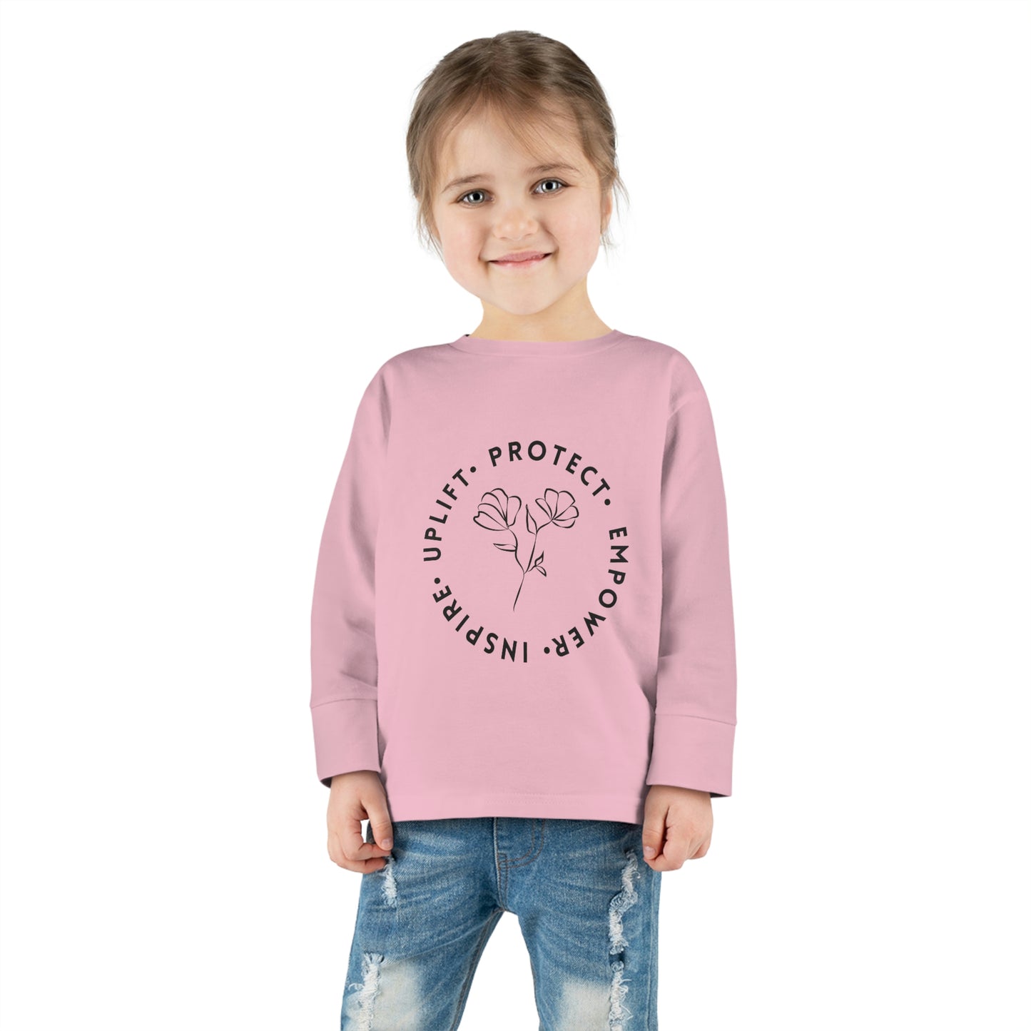 To The Girl Behind Me Toddler Long Sleeve Tee