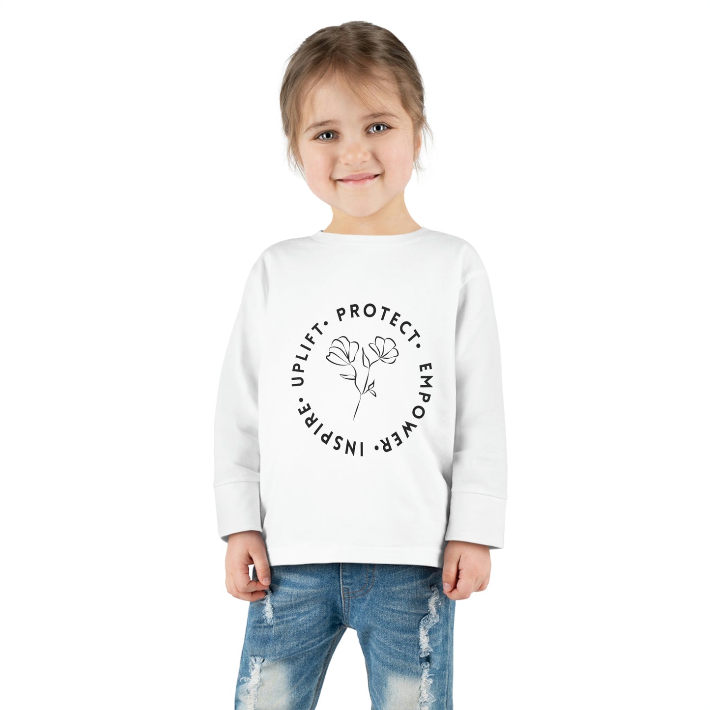 To The Girl Behind Me Toddler Long Sleeve Tee