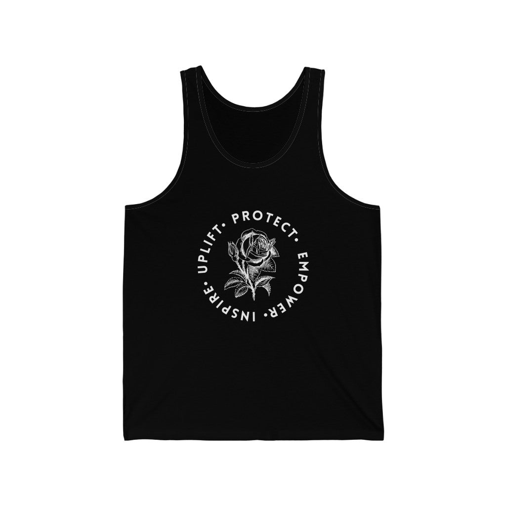 To The Woman Behind Me Unisex Jersey Tank