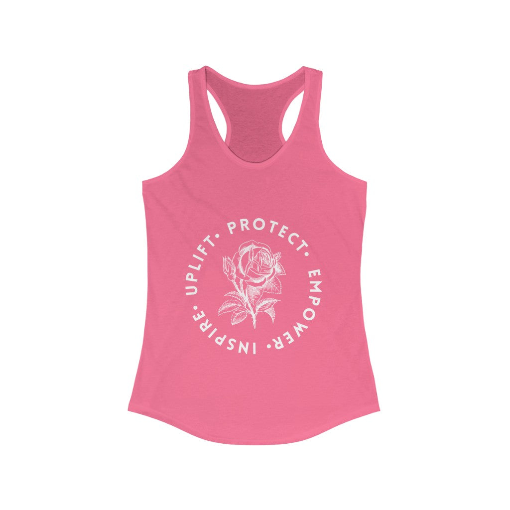 To The Woman Behind Me Women's Racerback Tank