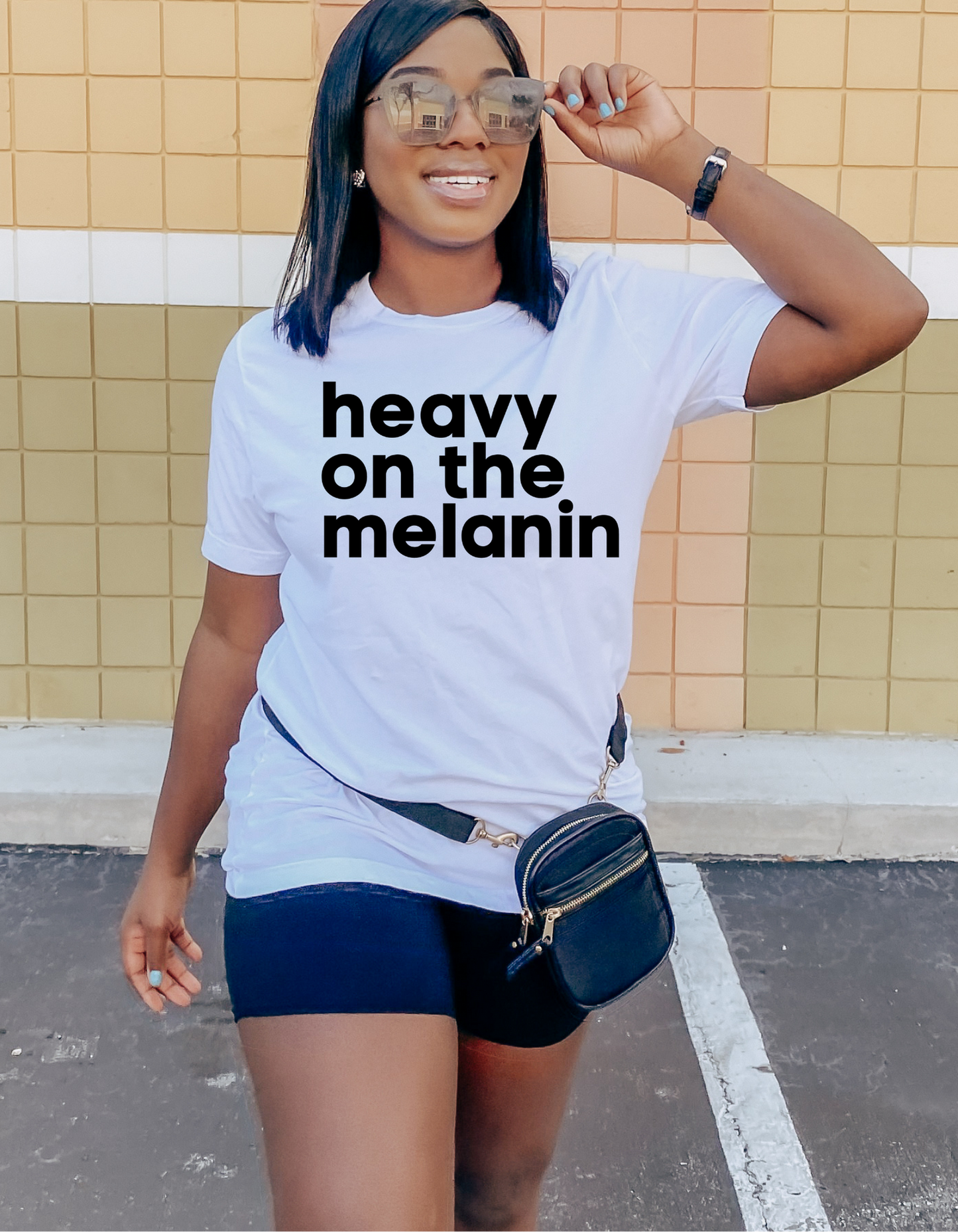 HEAVY ON THE MELANIN UNISEX TEE